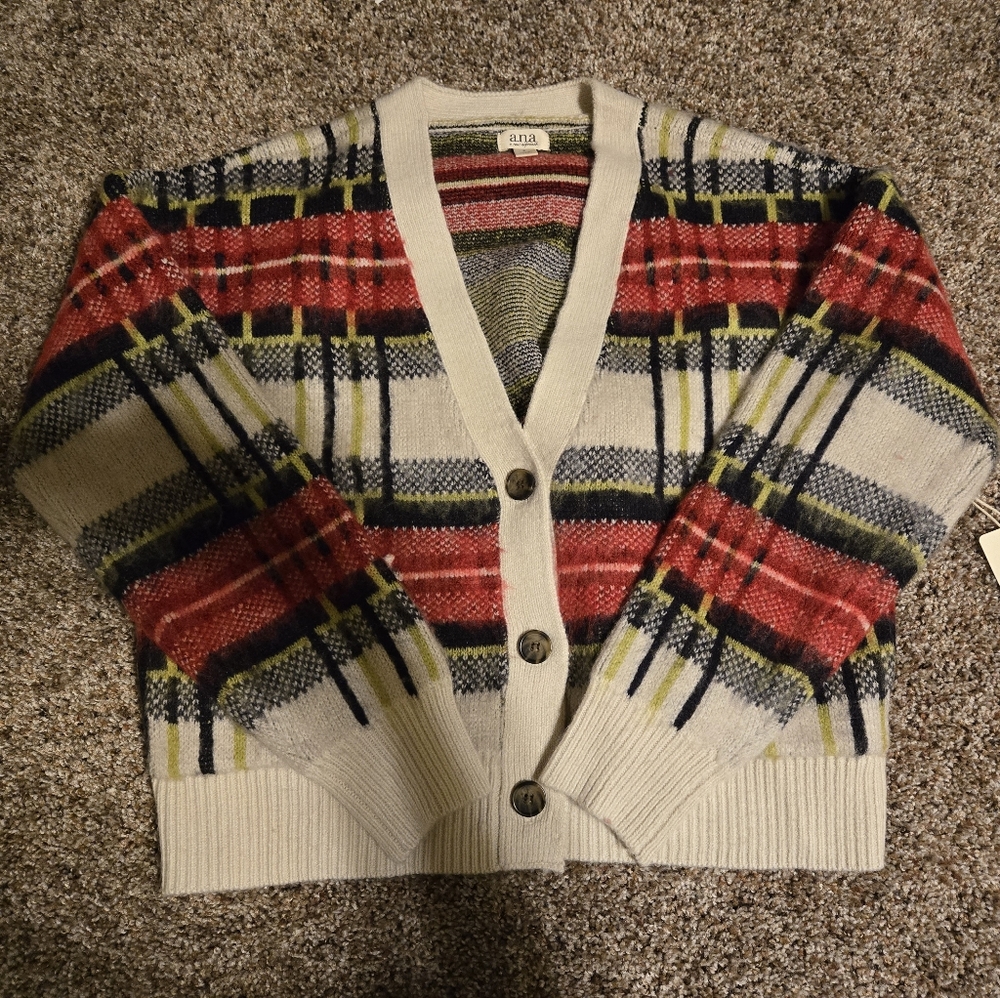 Ana size small cardigan nwt